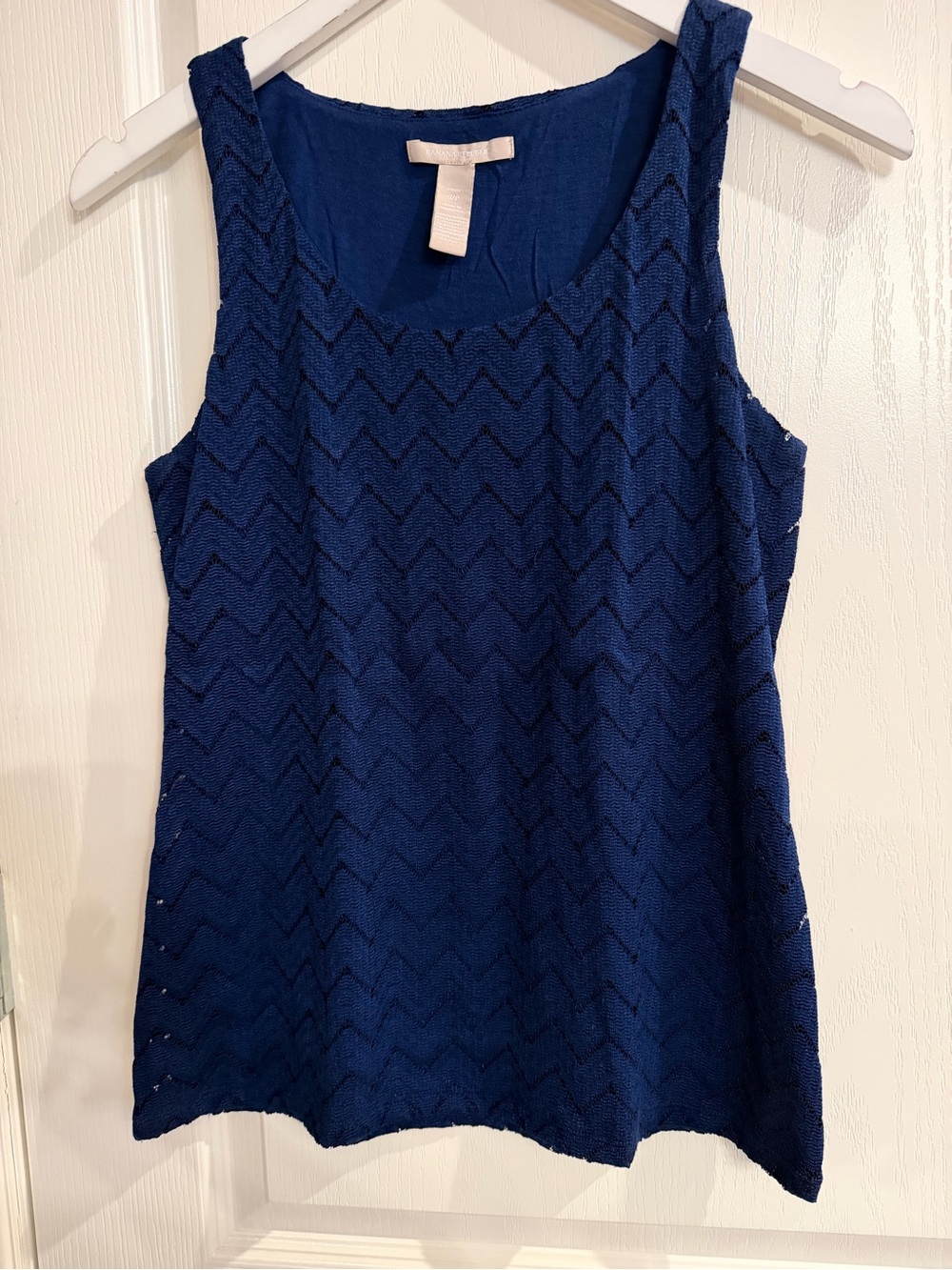 Banana Republic Knit Tank - Navy, NWOT